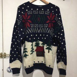 VINTAGE BRAEMAR KNITTED WOOL SWEATERS SIZE XL